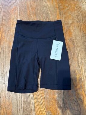 Athleta Black Biker Shorts